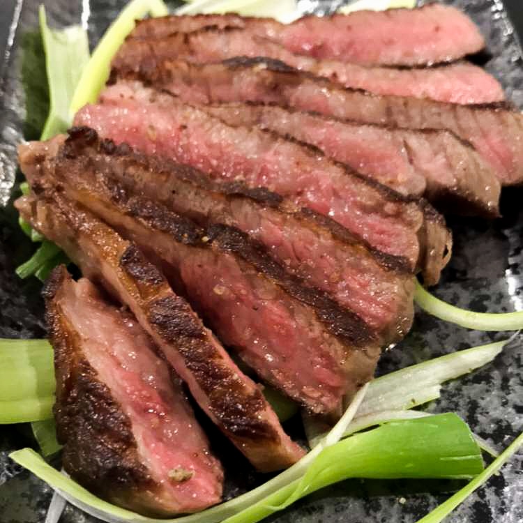 Cooked Japanese A5 Wagyu