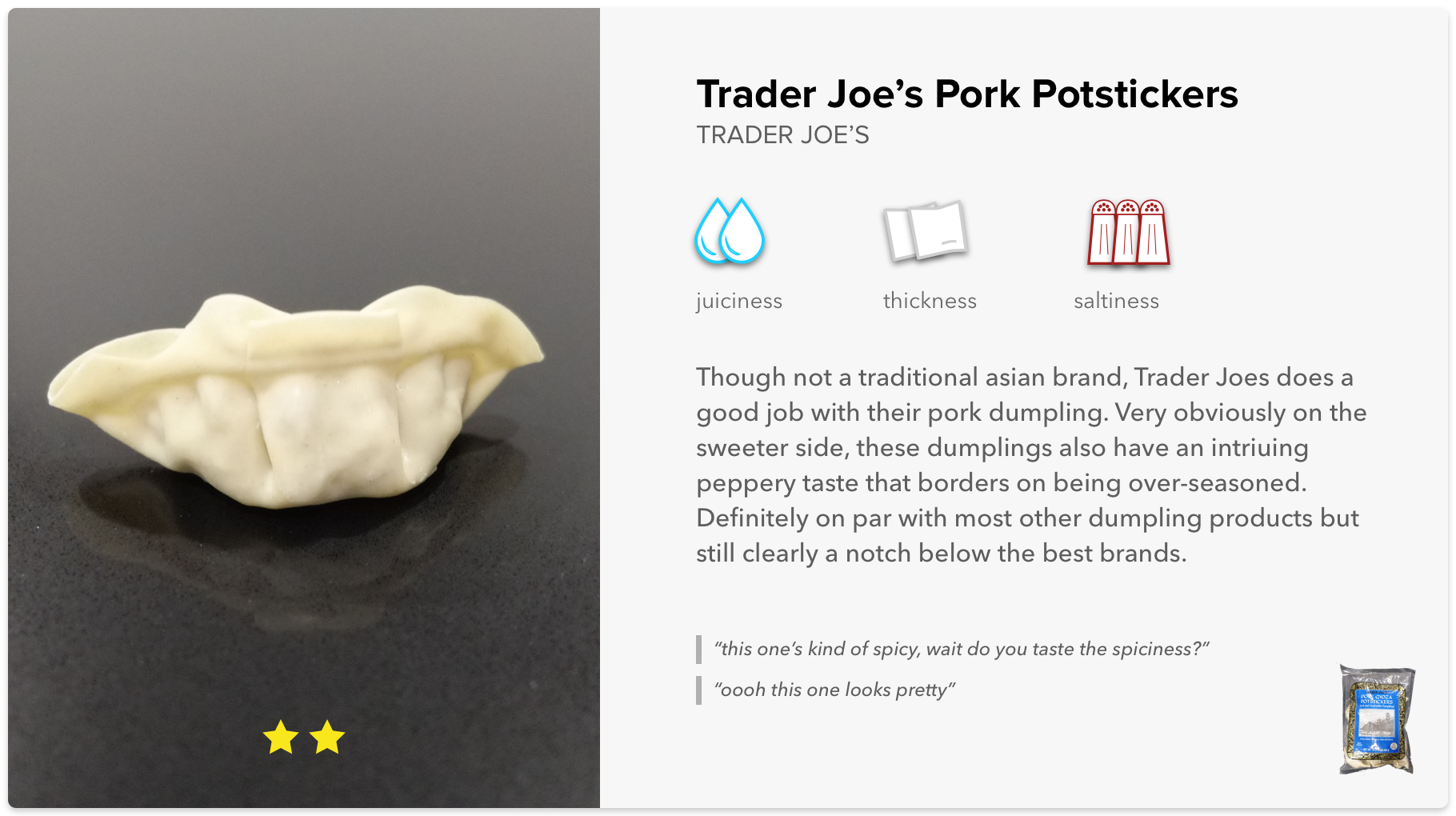 Trader Joe's Potstickers Honest Review - Whisking Mama