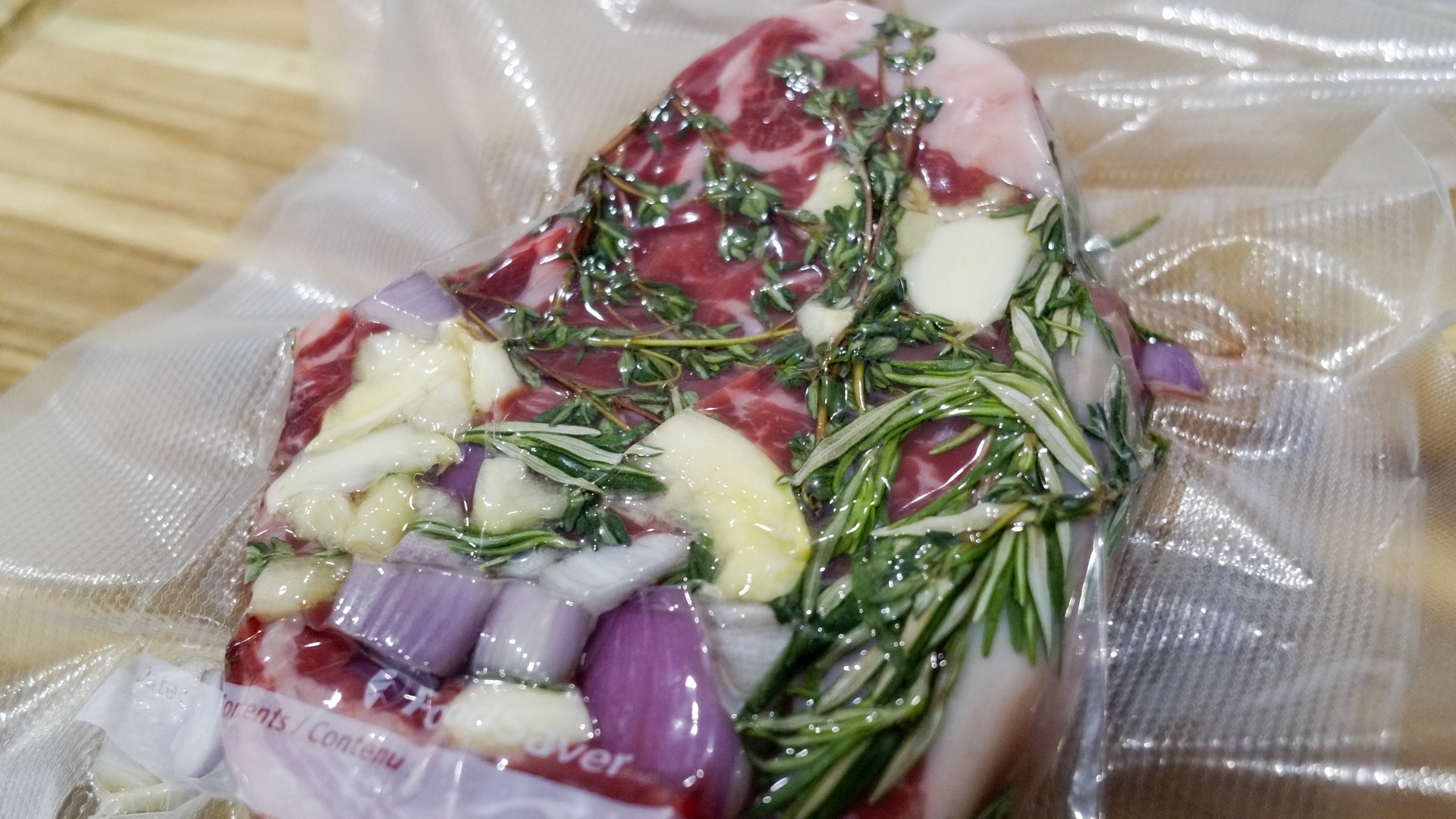 Vacuum Sealed with Herbs